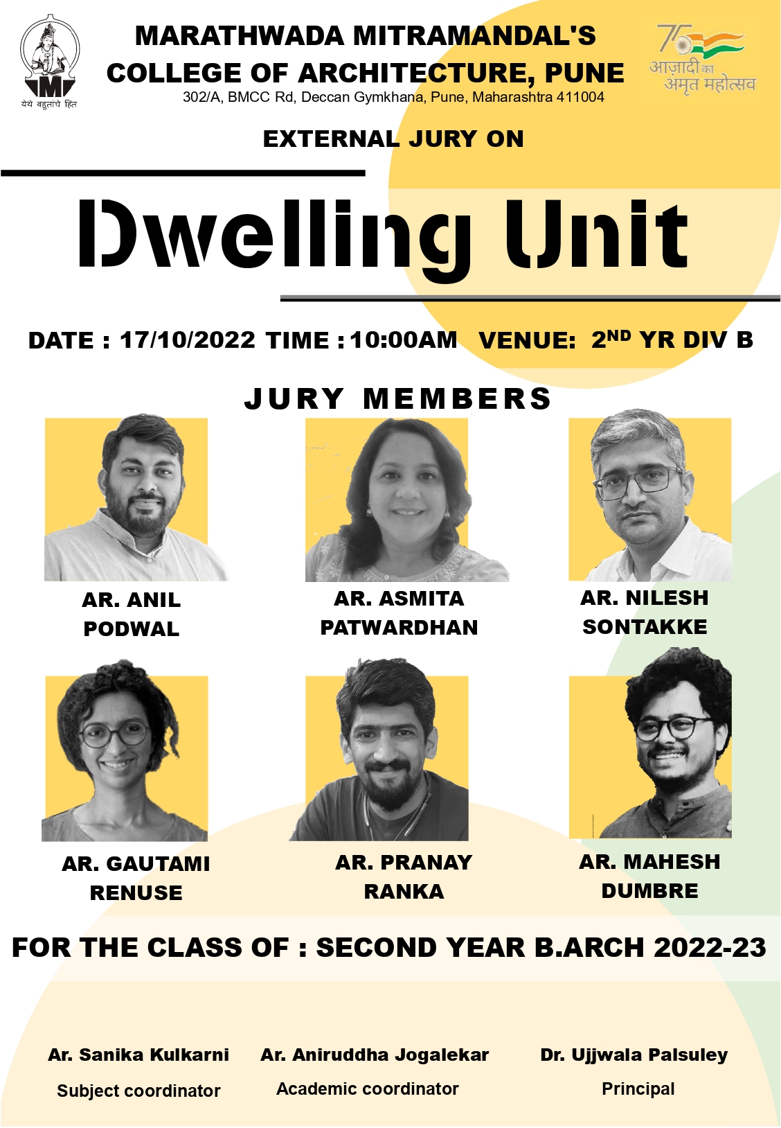 SECOND YEAR JURY POSTER 2022 23